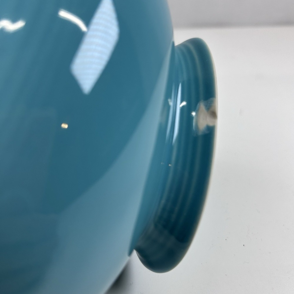 Homer Laughlin Fiesta Ware Turquoise Gravy Boat Kitchen Serving Sauce - Picture 6 of 7